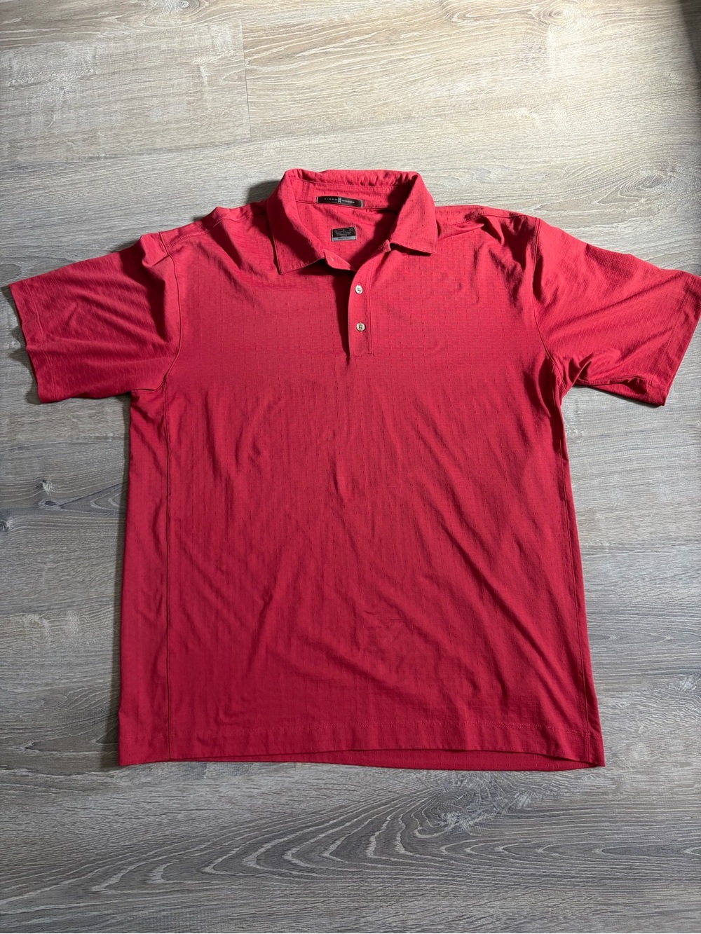 Nike Fit Dry Tiger Woods Red Men's Polo Shirt - Lightweight Short Sleeve